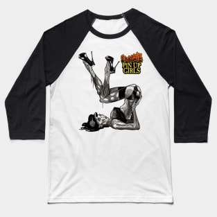 Zombie Pinup Divas : High Heels Over Head Baseball T-Shirt